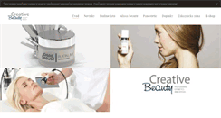 Desktop Screenshot of creativebeauty.sk